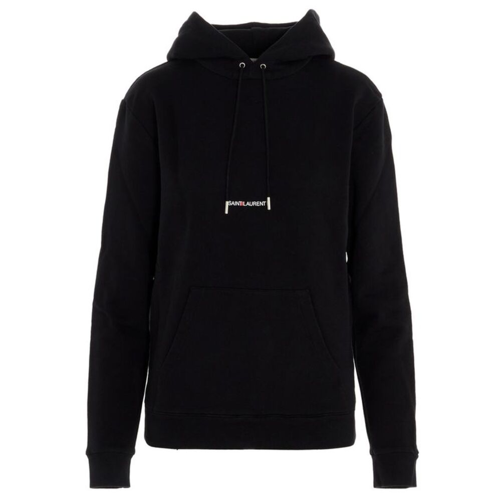 Saint Laurent Black Cotton Women's Sweatshirt